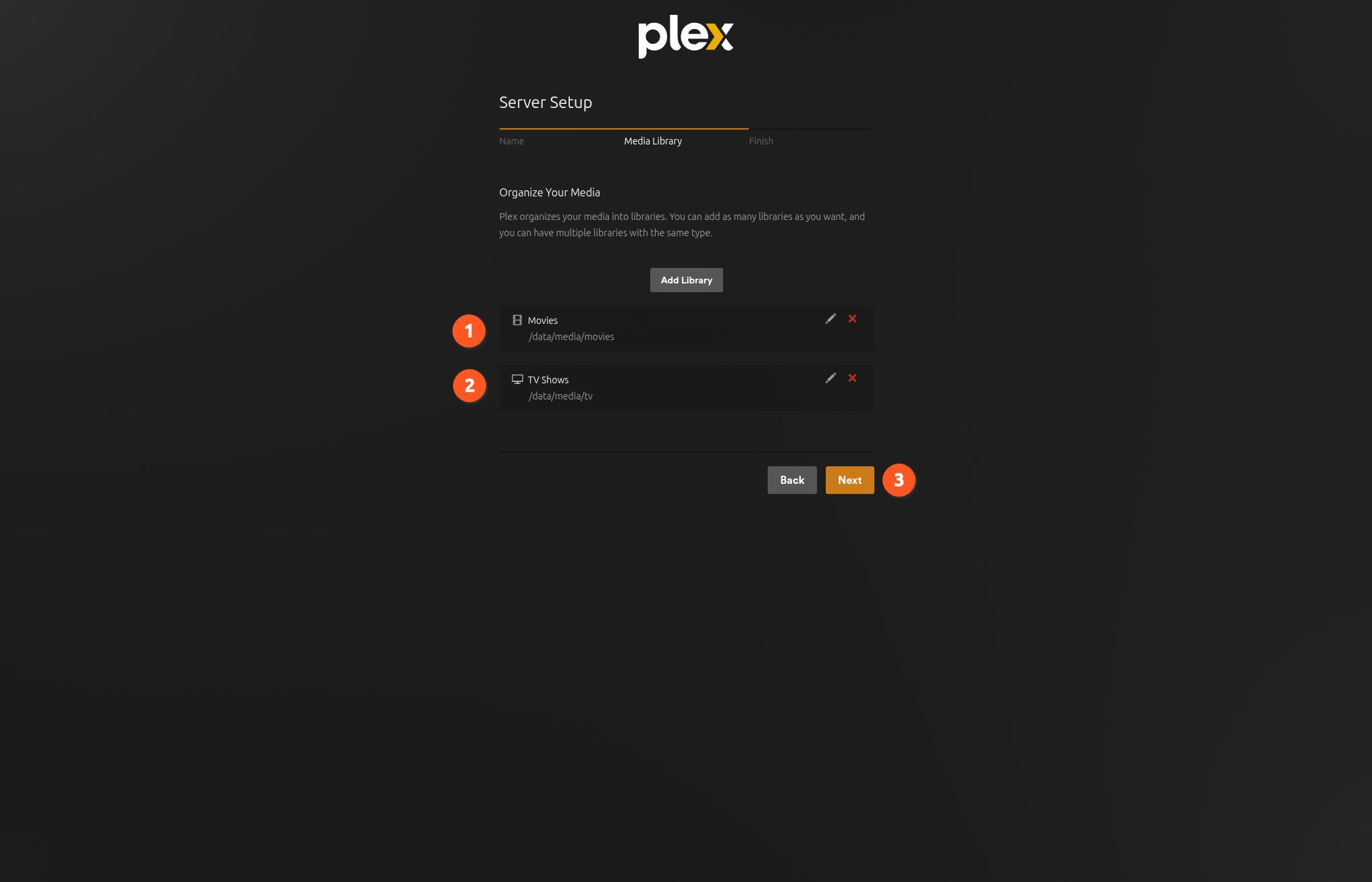 Plex Step 3